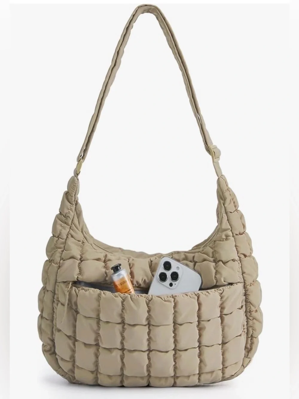 NWT Bagsmart Quilted Hobo Bag
